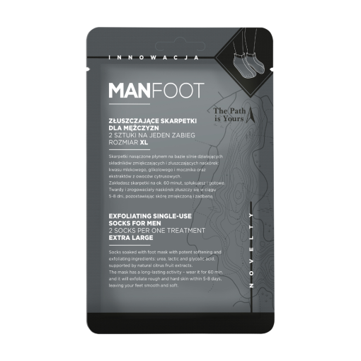 ManFoot exfoliační ponožky pro muže XL1 Pár