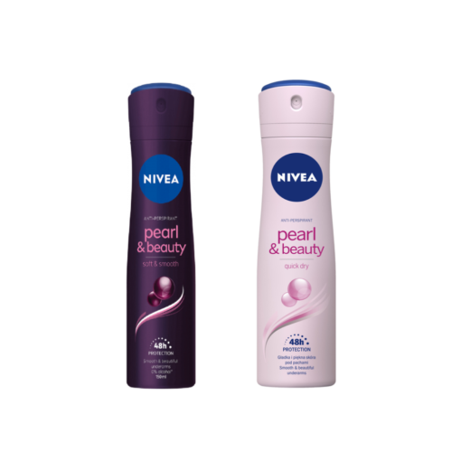 Nivea Pearl and Beauty Antiperspirant pro ženy 150ml, 200ml